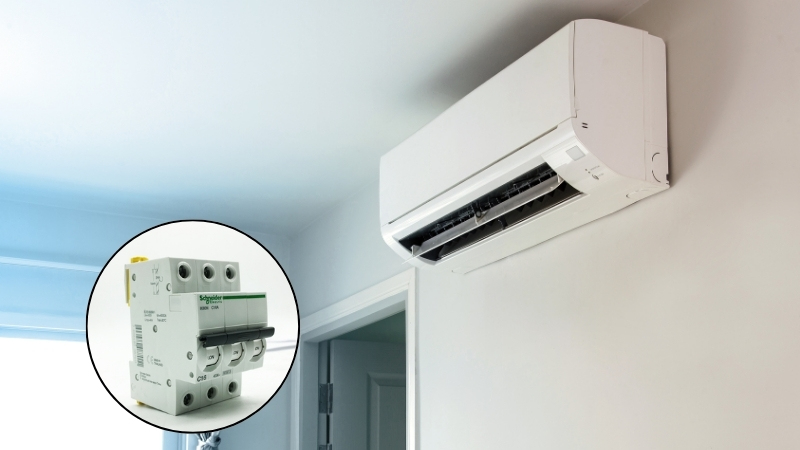 Aptomat bị hỏng sẽ khiến cho điều hòa Daikin không vào điện