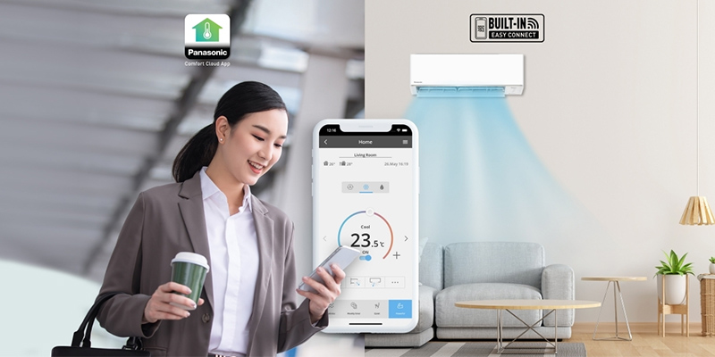 Điều khiển từ xa thông qua ứng dụng Comfort Cloud