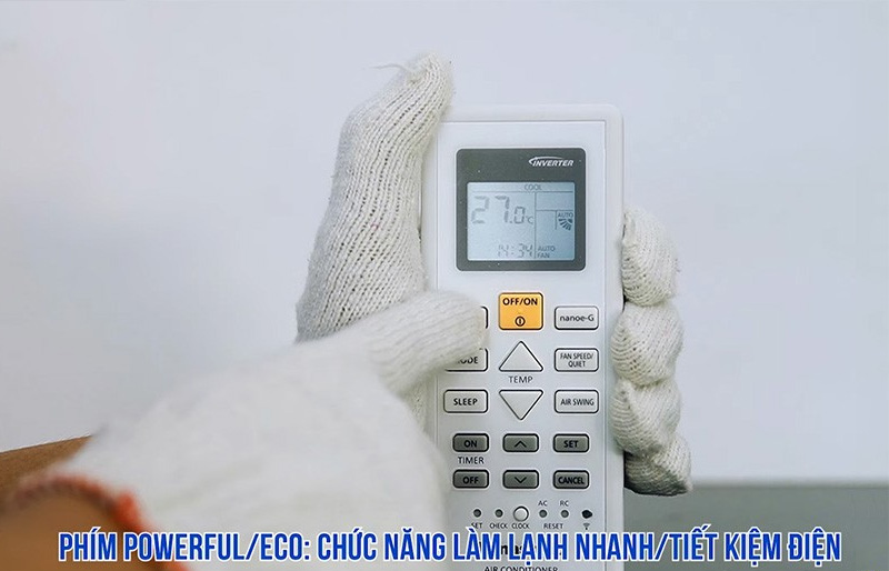 Kích hoạt chức năng làm lạnh nhanh trên máy lạnh Panasonic