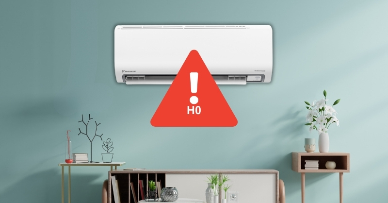Lỗi H0 trên điều hòa Daikin cho biết hệ thống đang gặp sự cố trong quá trình kết nối giữa dàn lạnh và dàn nóng