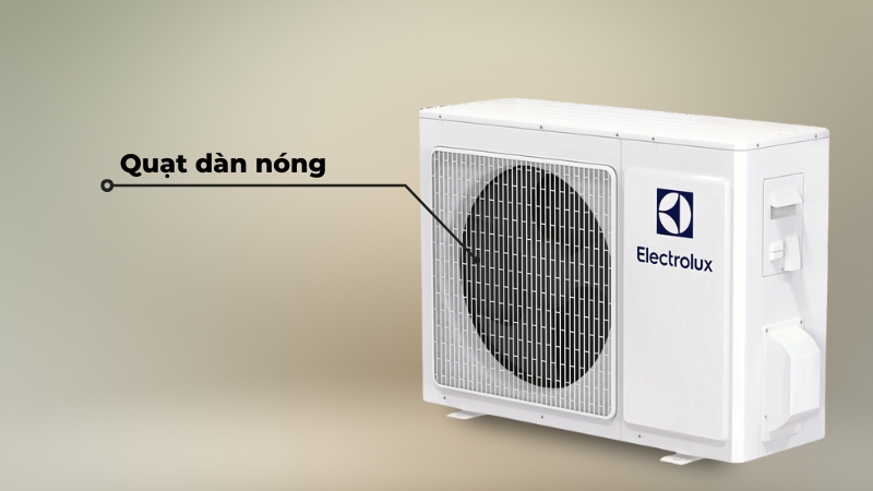 Lỗi P4 máy lạnh Electrolux liên quan đến quạt dàn nóng