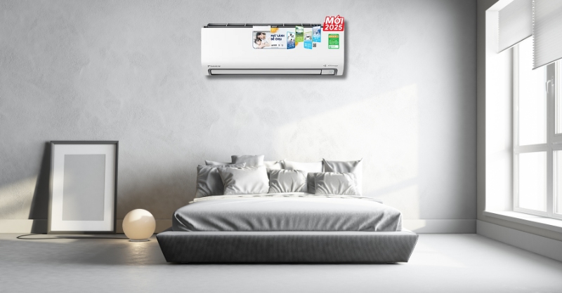 Máy Lạnh Daikin Inverter 1 Hp ATKF25ZVMV màu sắc trung tính