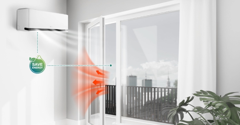 Máy lạnh LG tích hợp chế độ Phát hiện cửa sổ mở