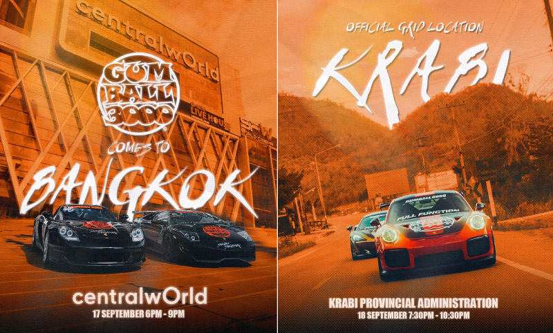 Gumball 3000 ghé qua Thái Lan