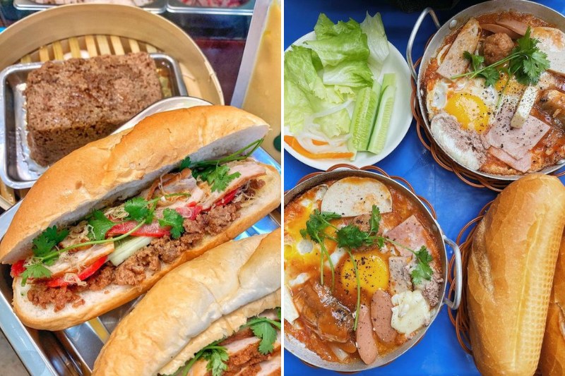 Bánh mì và bánh mì chảo ăn không biết chán