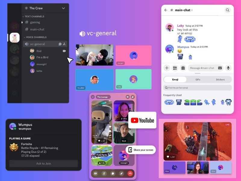 Bot Discord có đa dạng chức năng