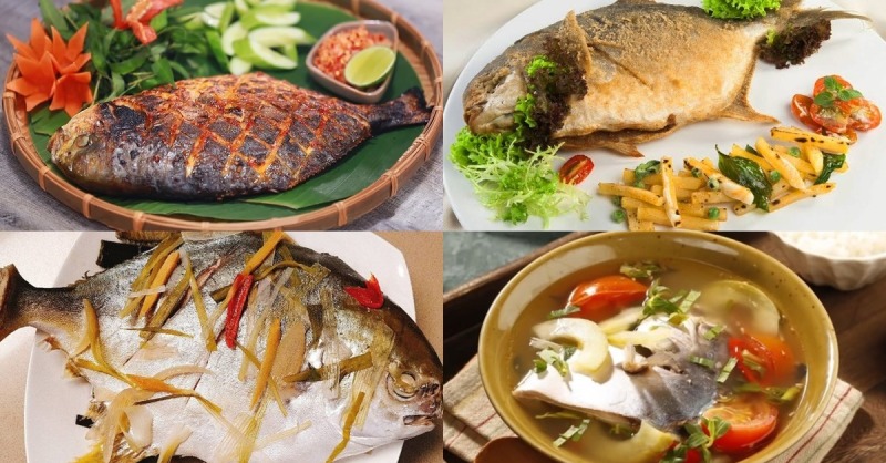 Các món ngon chế biến từ cá chim