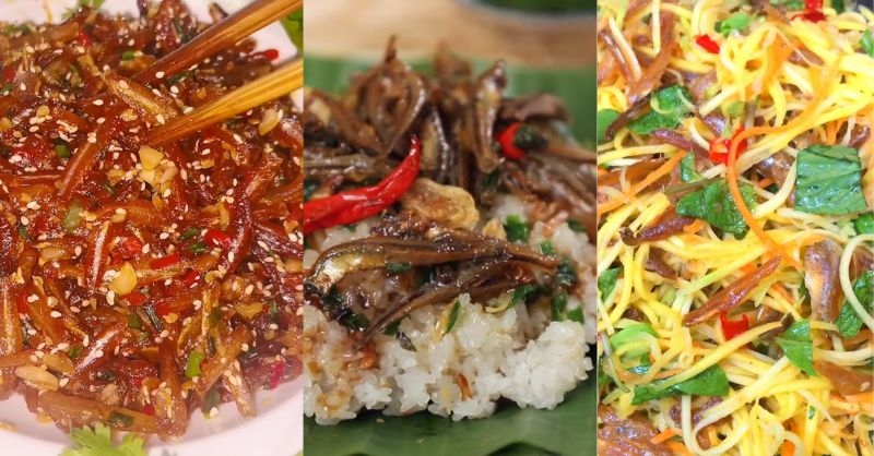 Các món ngon từ cá cơm khô