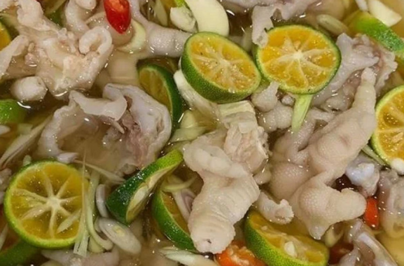 Chân gà sả tắc