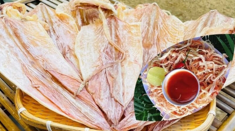 Khô mực dai ngọt