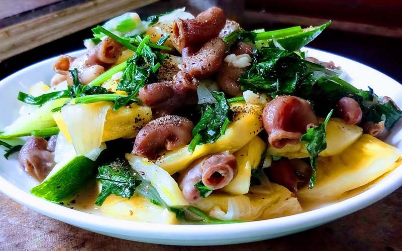 Bao tử cá basa xào chua ngọt