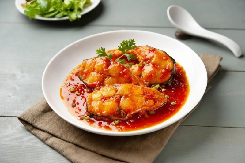 Cá basa sốt cà chua