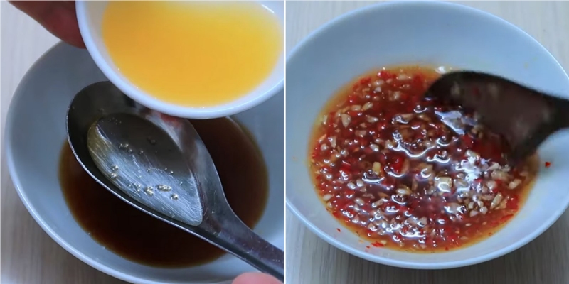 Pha nước trộn gỏi 