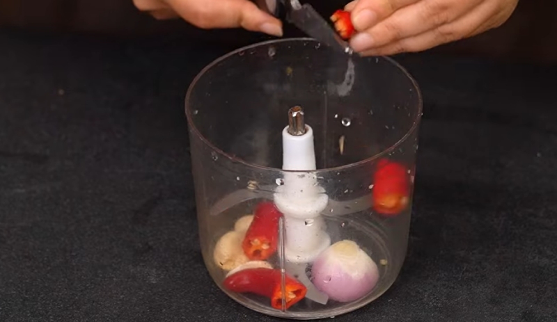 Xay ớt, hành, tỏi