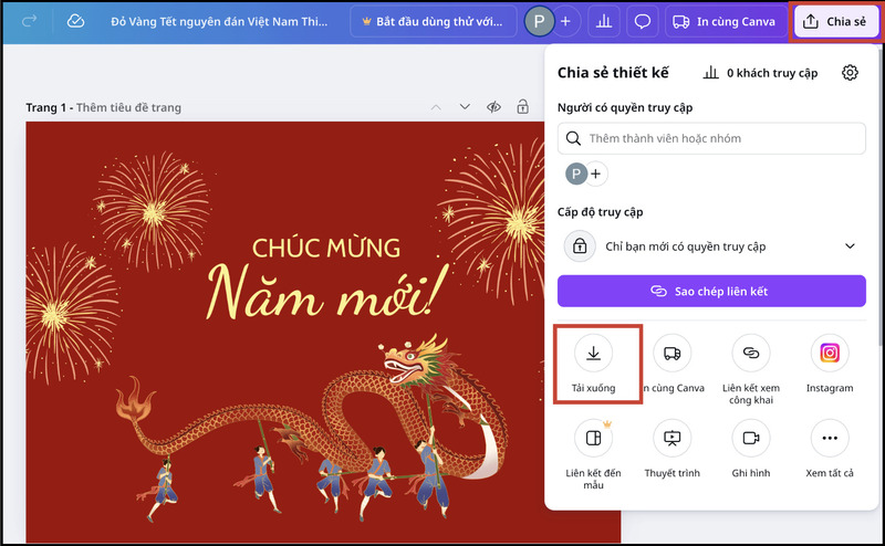 Tải thiệp chúc Tết về máy
