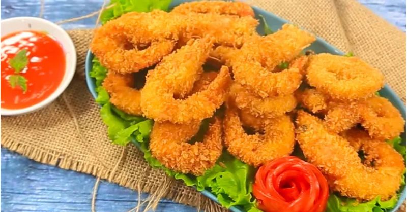 Thành phẩm tôm chiên xù