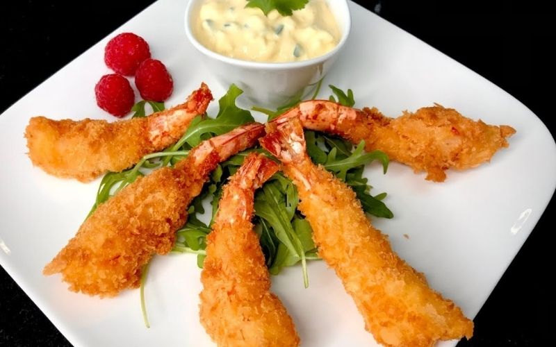 Món tôm chiên xù