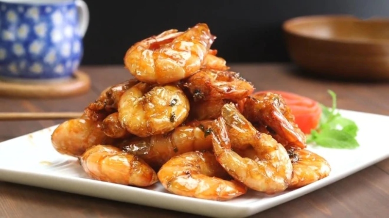 Tôm kho tiêu thành phẩm