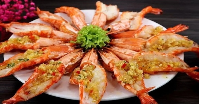 Cách làm tôm nướng bơ tỏi xiên que thơm ngon