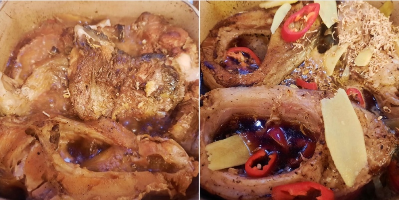 Kho cá chép với gừng