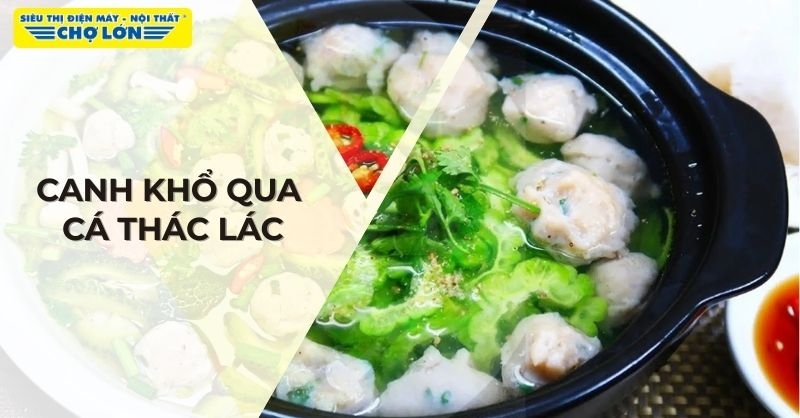 Canh khổ qua cá thác lác