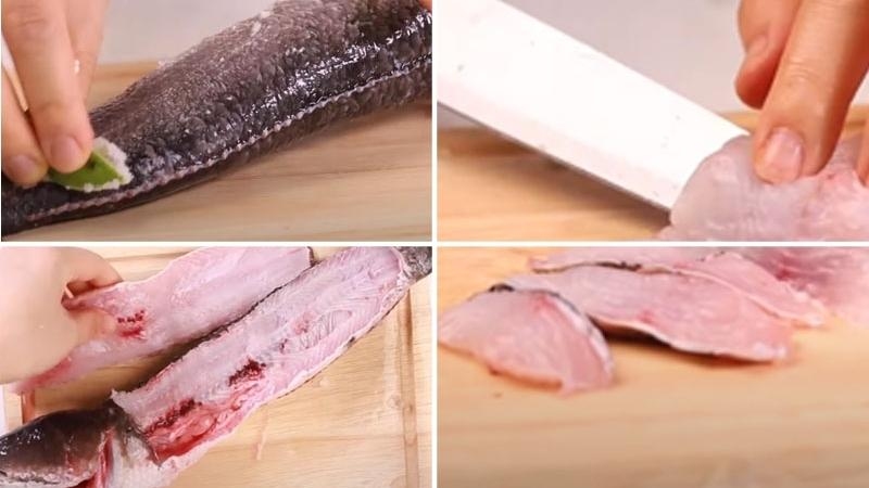Sơ chế và phi lê cá lóc