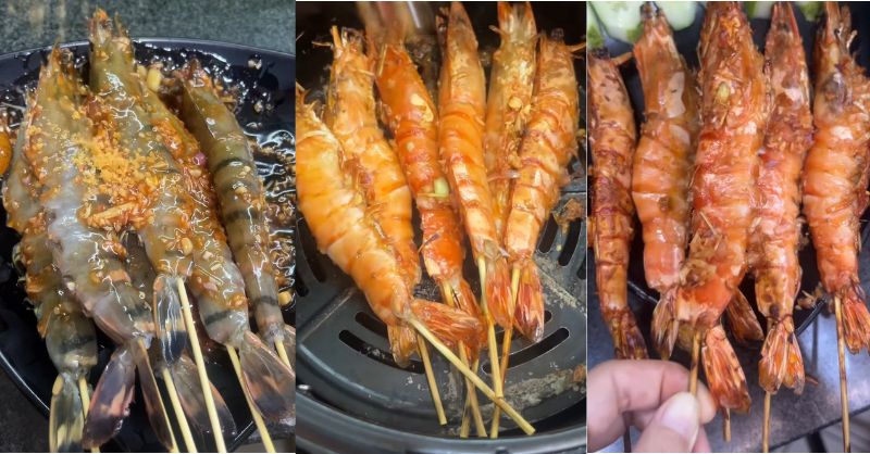 Tôm nướng sa tế