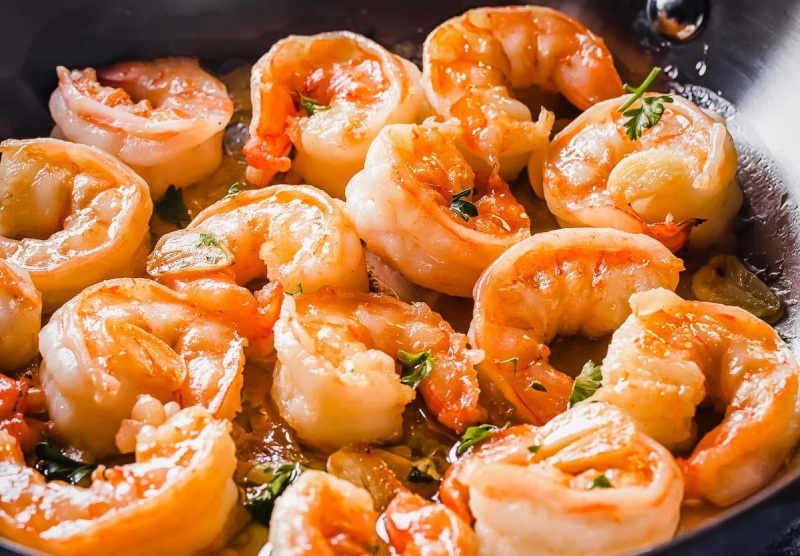 Tôm nõn chiên sốt bơ
