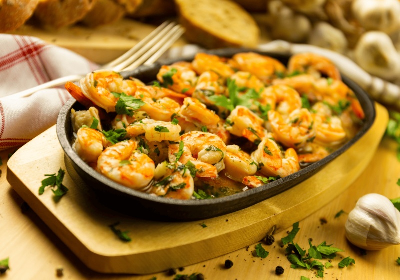 Tôm nõn sốt bơ tỏi