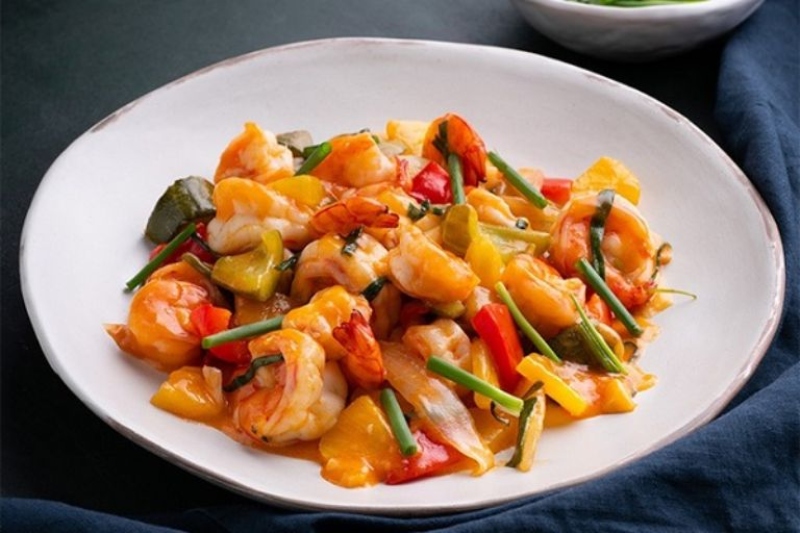 Tôm nõn xào chua ngọt