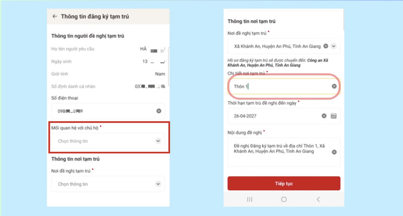 Chọn cơ quan tiếp nhận hồ sơ