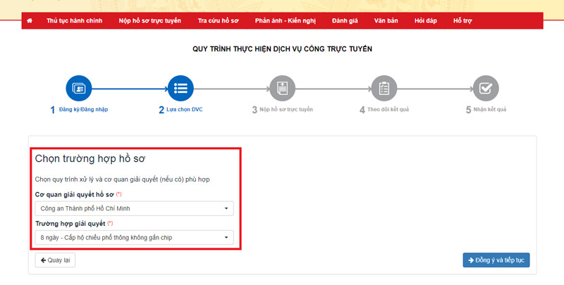 Chọn cơ quan giải quyết hồ sơ phù hợp