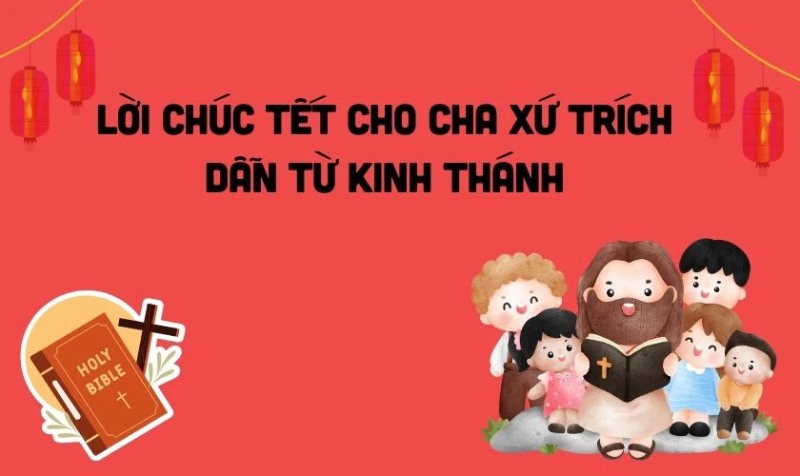 Chúc Tết cho cha xứ câu trích Kinh thánh