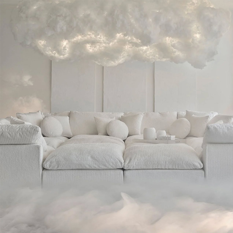 Cloud Dancer trong kiến trúc và nội thất