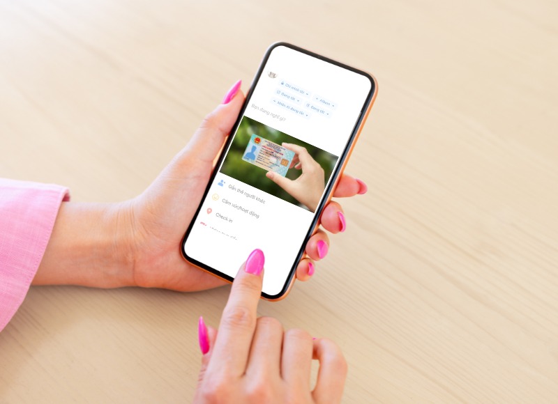Có thể bị lộ thông tin CCCD khi đăng hình ảnh lên mạng xã hội