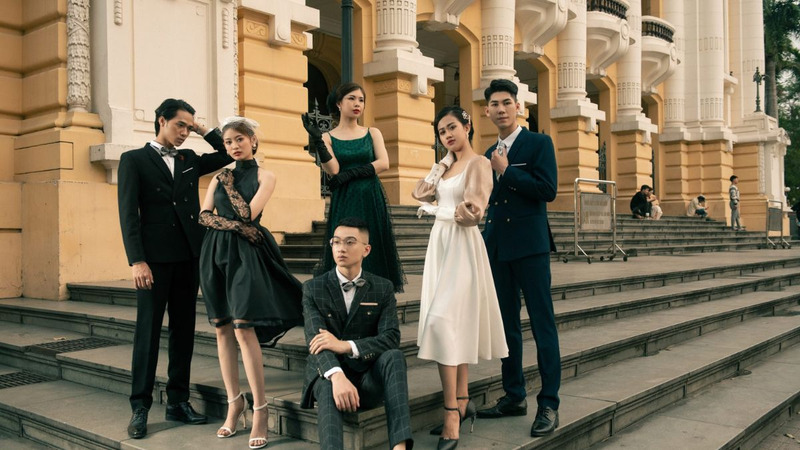 Chụp ảnh Tết tại Nhà hát Lớn