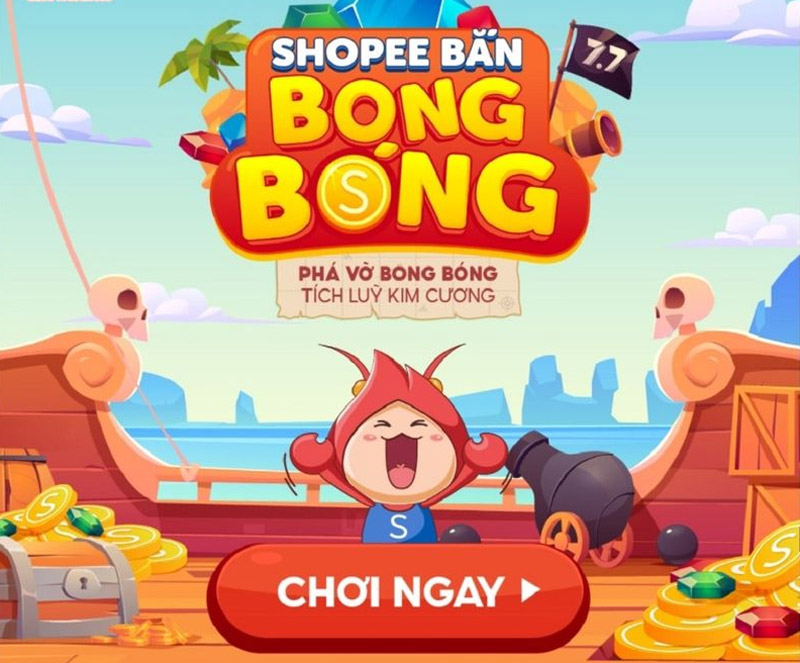 Game bắn bong bóng tích lũy kim cương