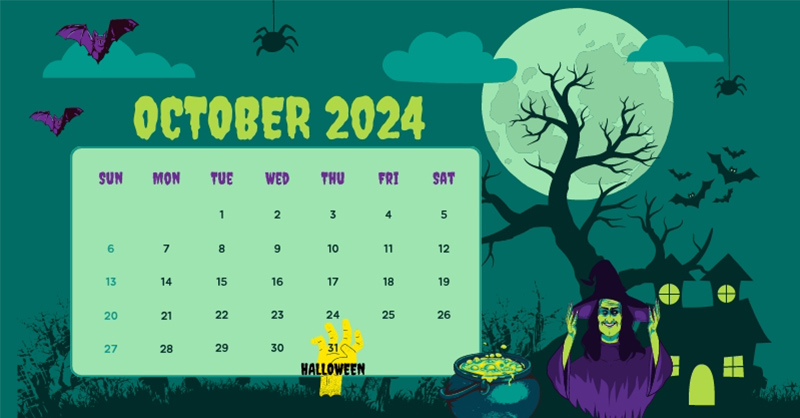 Halloween 2024 diễn ra vào thứ Năm 31/10