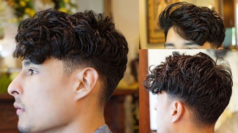 Kiểu tóc Messy Fringe