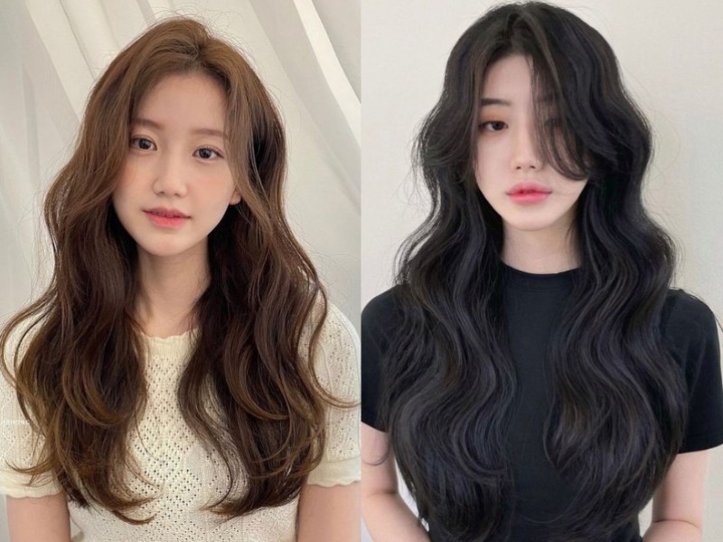 Mẫu tóc uốn layer nữ tính truyển thống