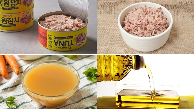 Nguyên liệu làm pate cá thu cho mèo