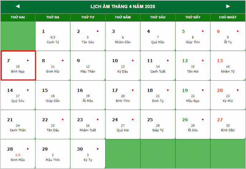 Lịch nghỉ lễ Giỗ Tổ Hùng Vương năm 2025