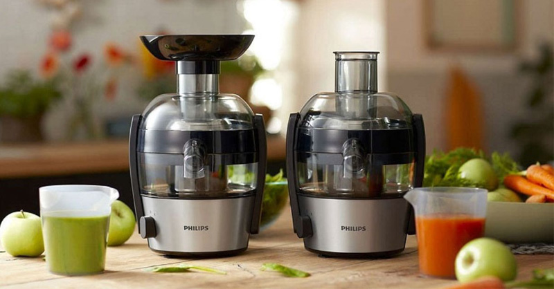 Máy ép trái mang thông điệp về sự tươi mới