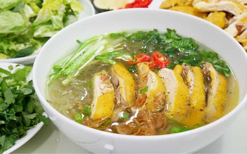 Miến gà thơm ngon, hấp dẫn