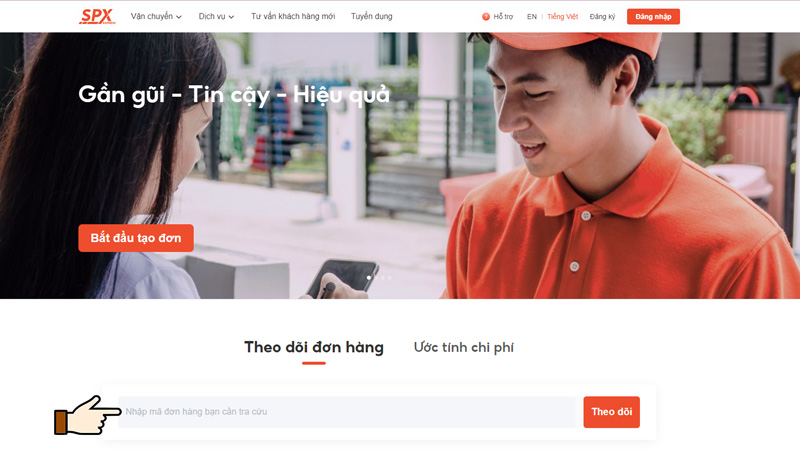 Hướng dẫn tra vận đơn Shopee Express