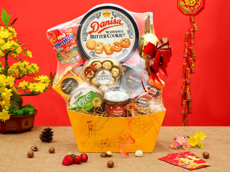 Bánh kẹo Tết quà tặng trong dịp đầu năm
