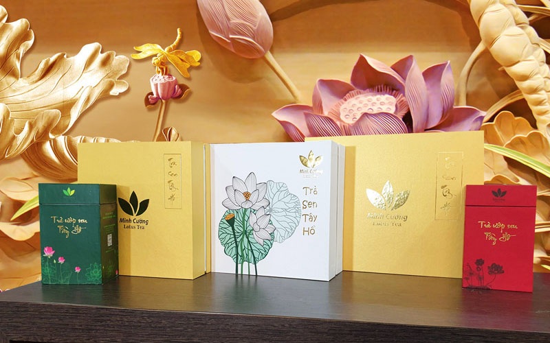 Hộp trà Tết là món quà tặng tết trang trọng