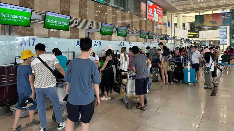 Quầy check-in hành lý ký gửi của Bamboo Airways