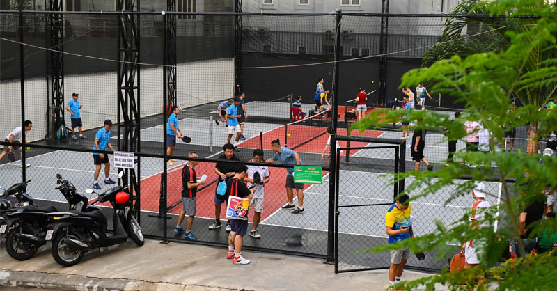 Sân Pickleball PickoLand có cơ sở hạ tầng hiện đại