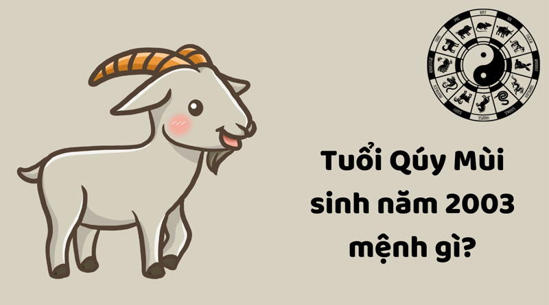 Người sinh ra trong năm 2003 sẽ thuộc hành Mộc